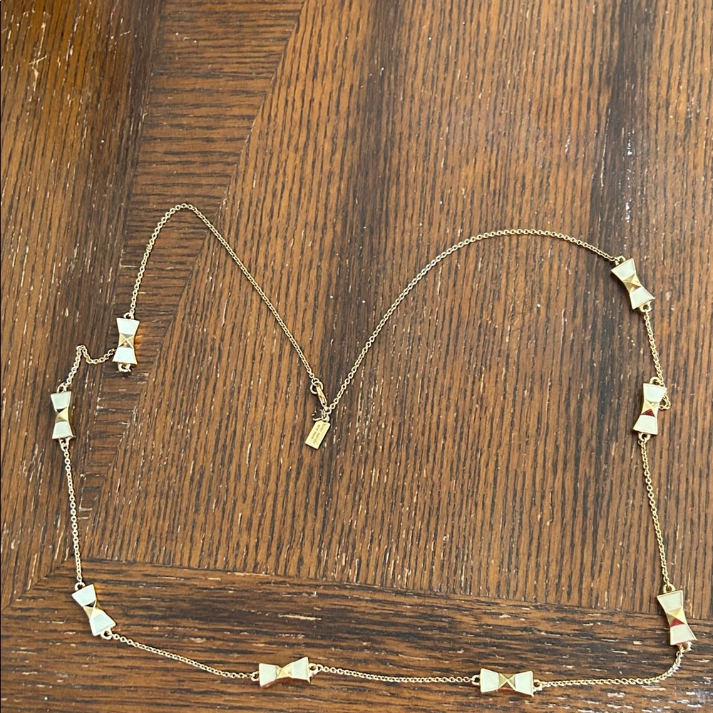 Kate Spade Gold Bow Necklace